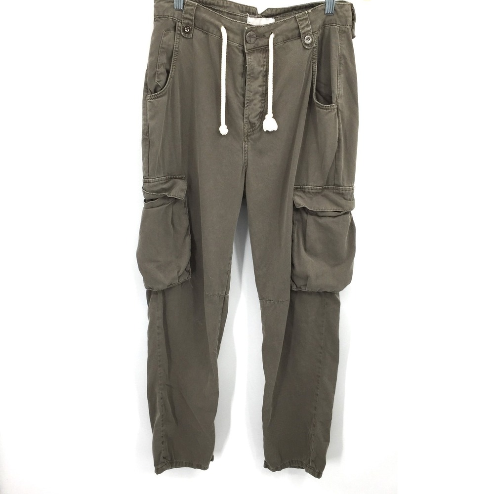 One Teaspoon safari cargo pants utility 90s streetwear grunge gorpcore khaki 27